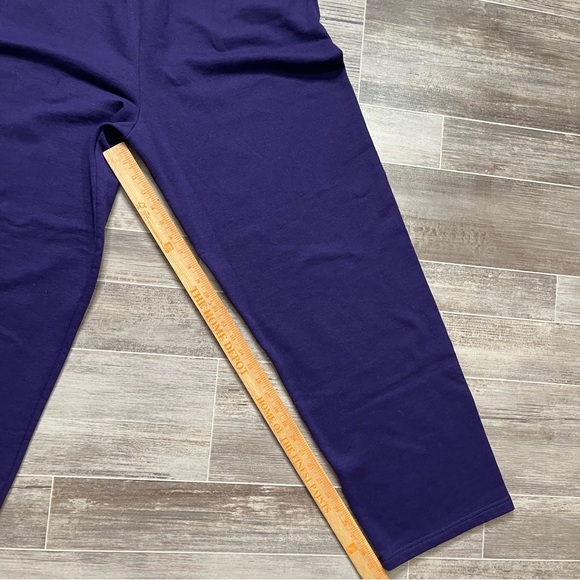 Vintage Purple Wide Leg Sweatpants - Picture 8 of 9